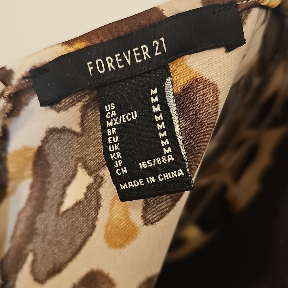 Forever 21 Animal Print Midi Dress - Picture 6 of 7